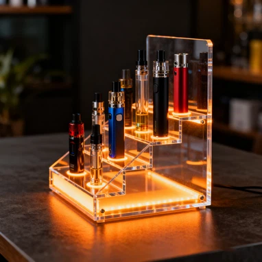 LED Acrylic Countertop Vape Display Stands LED Acrylic Countertop Vape Display Stands